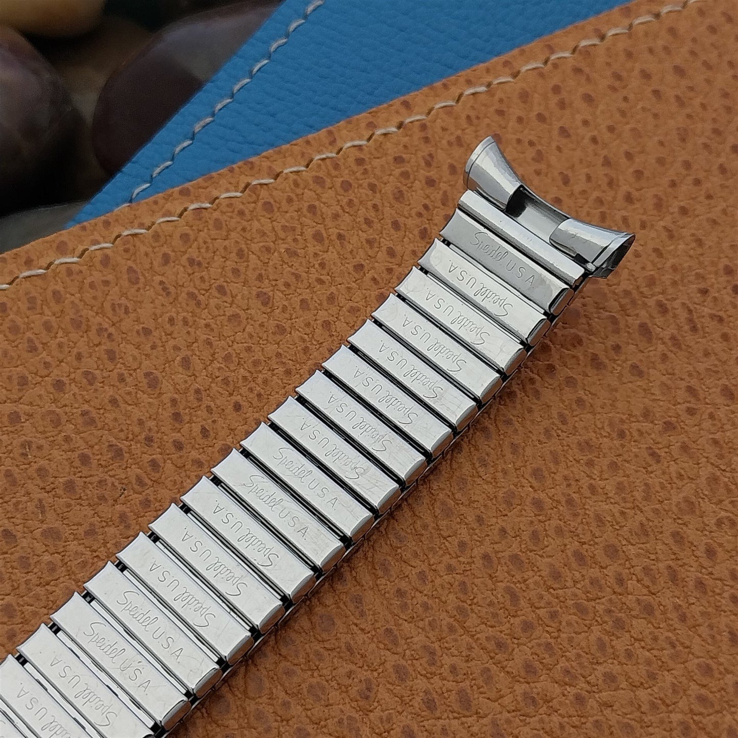 19mm 18mm Long Stainless Steel 1970s Speidel Valencia Unused Vintage Watch Band