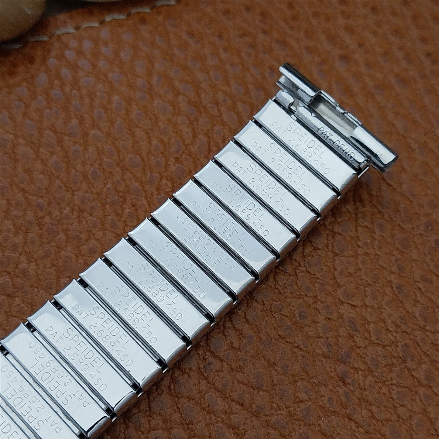 Vintage 1959 White Gold-Filled 19mm 18mm 16mm Unused Speidel Classic Watch Band