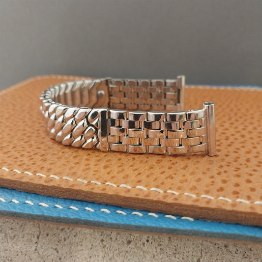 1958 10K White Gold Filled Speidel Classic nos Unused 1950s Vintage Watch Band