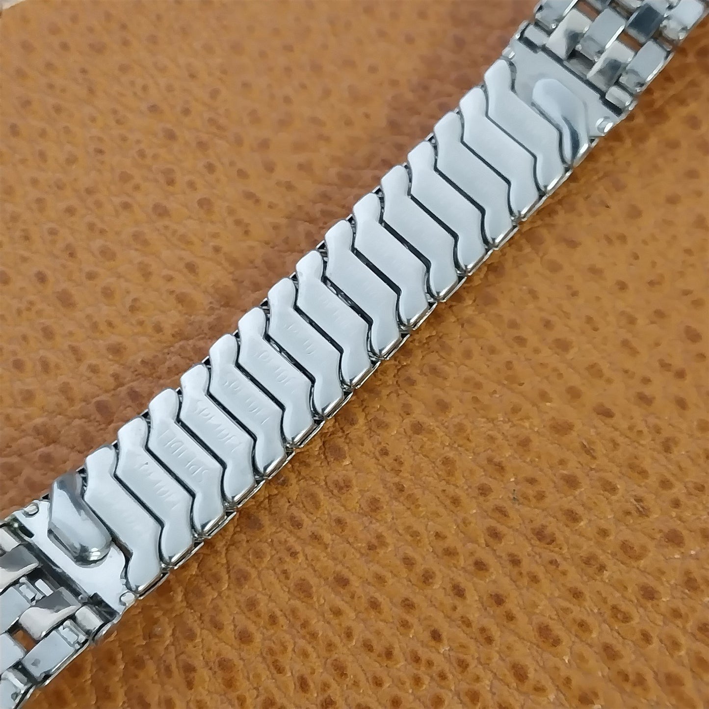 1958 10K White Gold Filled Speidel Classic nos Unused 1950s Vintage Watch Band