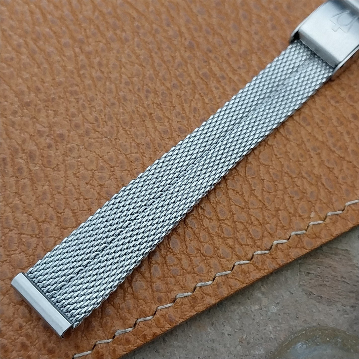 Accutron JB Champion Stainless Steel Mesh nos 1960s Womens Vintage Watch Band