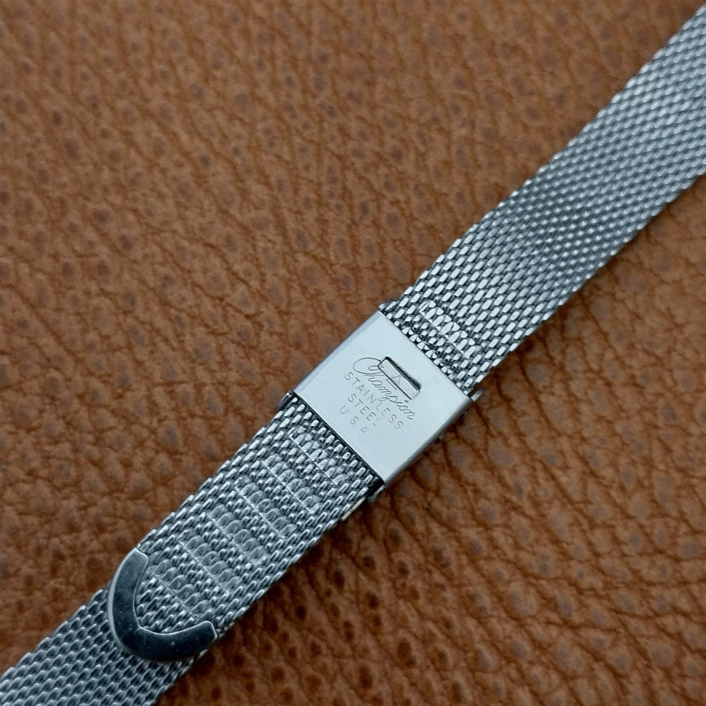 Accutron JB Champion Stainless Steel Mesh nos 1960s Womens Vintage Watch Band