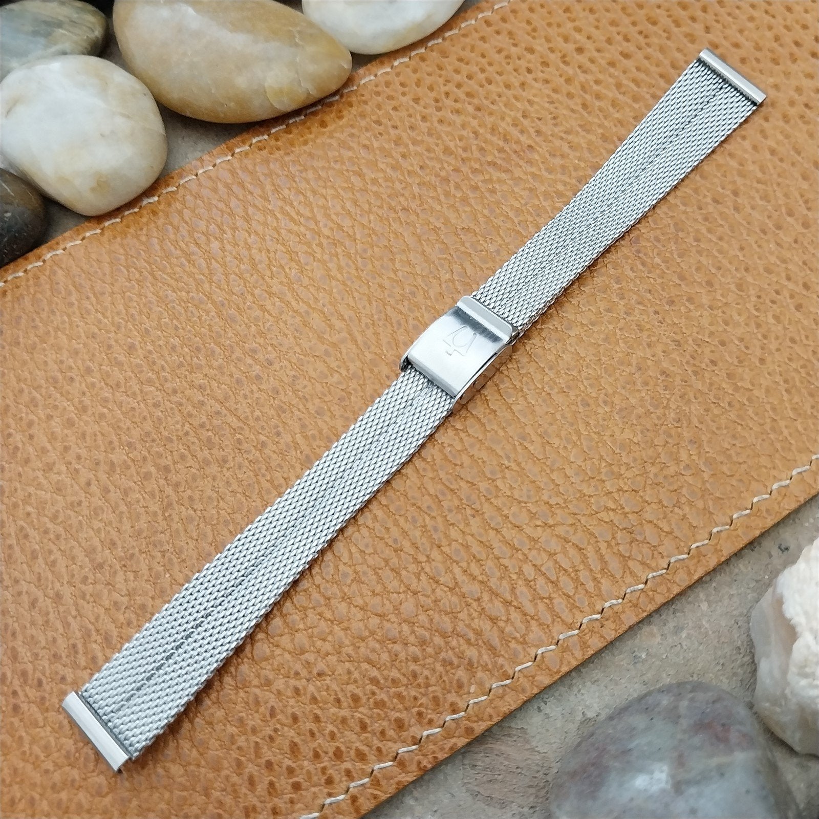 Accutron JB Champion Stainless Steel Mesh nos 1960s Womens Vintage Watch Band