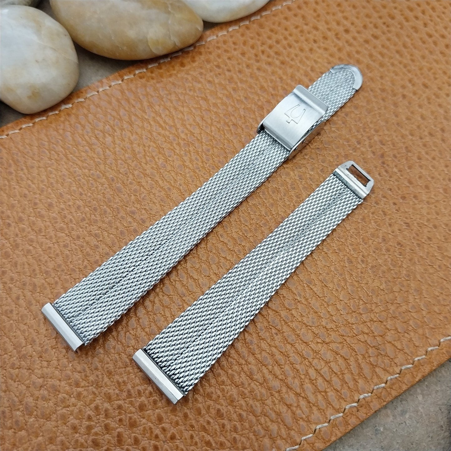 Accutron JB Champion Stainless Steel Mesh nos 1960s Womens Vintage Watch Band