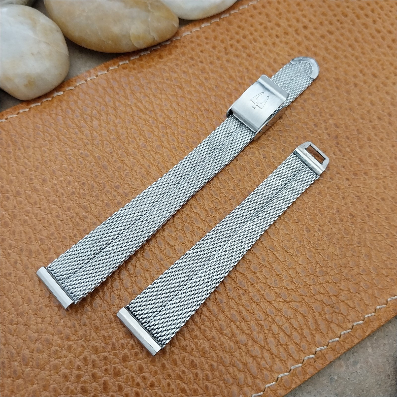 Accutron JB Champion Stainless Steel Mesh nos 1960s Womens Vintage Watch Band