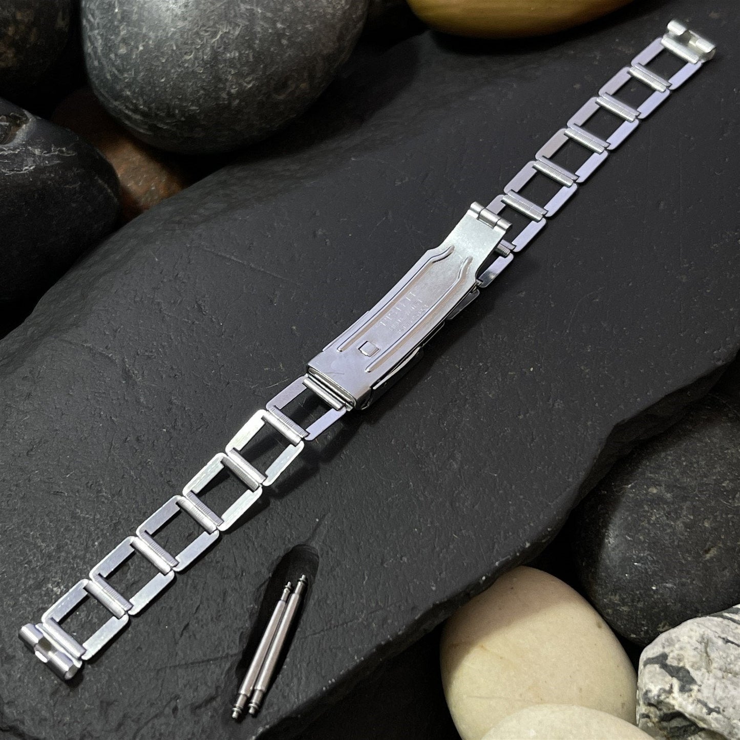 1930s Dox-Ova Chromium Plated Ladder Link Womens Unused Vintage Watch Band