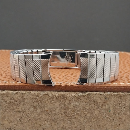 Vintage 1970 19mm 18mm 17mm White Gold-Filled Classic Speidel Unused Watch Band