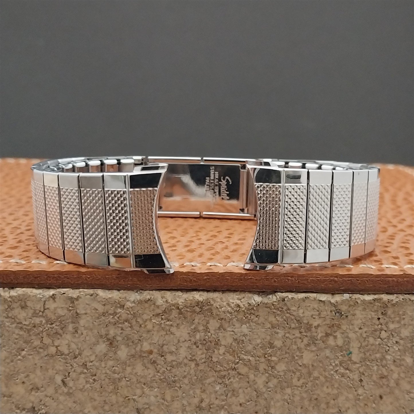 Vintage 1970 19mm 18mm 17mm White Gold-Filled Classic Speidel Unused Watch Band