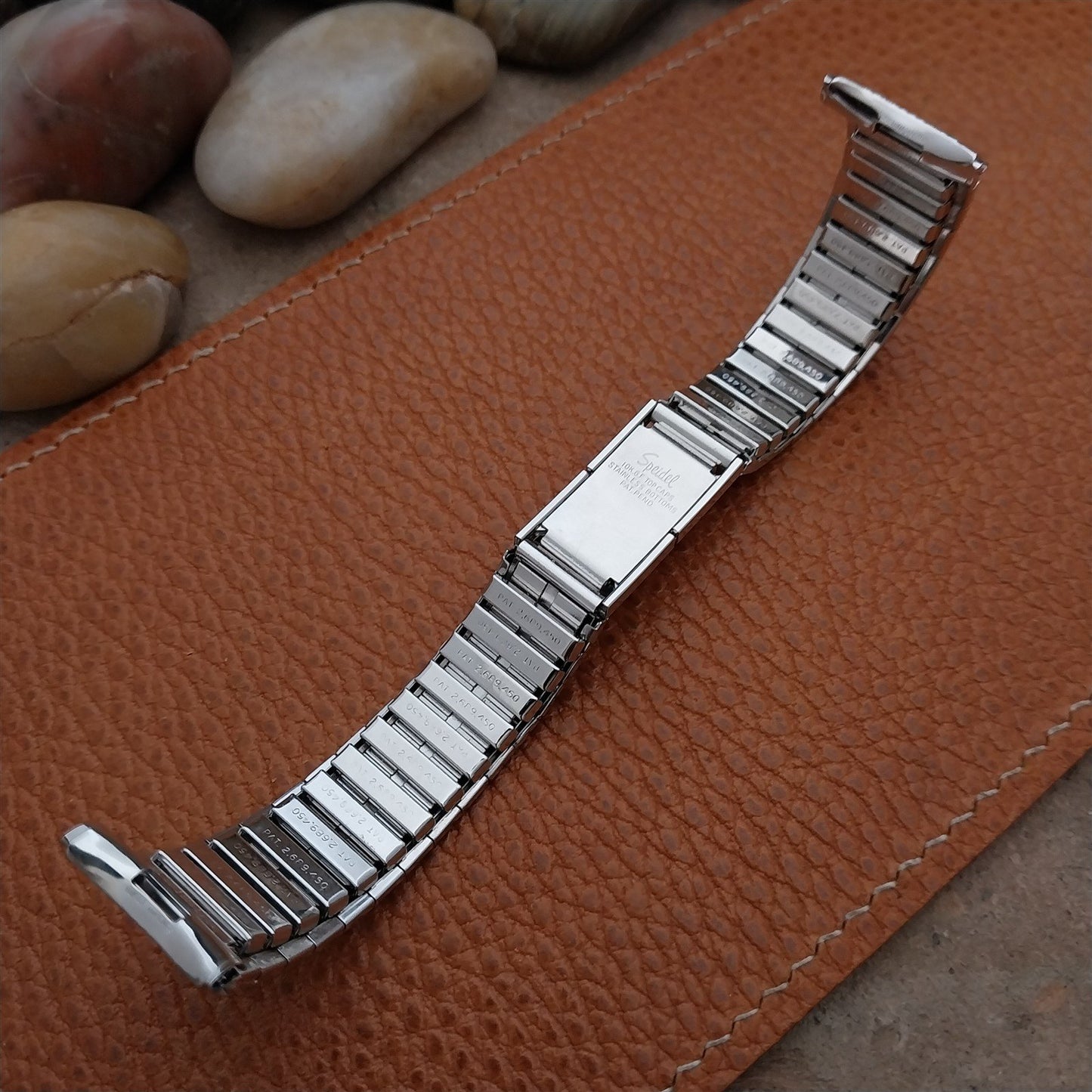 Vintage 1970 19mm 18mm 17mm White Gold-Filled Classic Speidel Unused Watch Band
