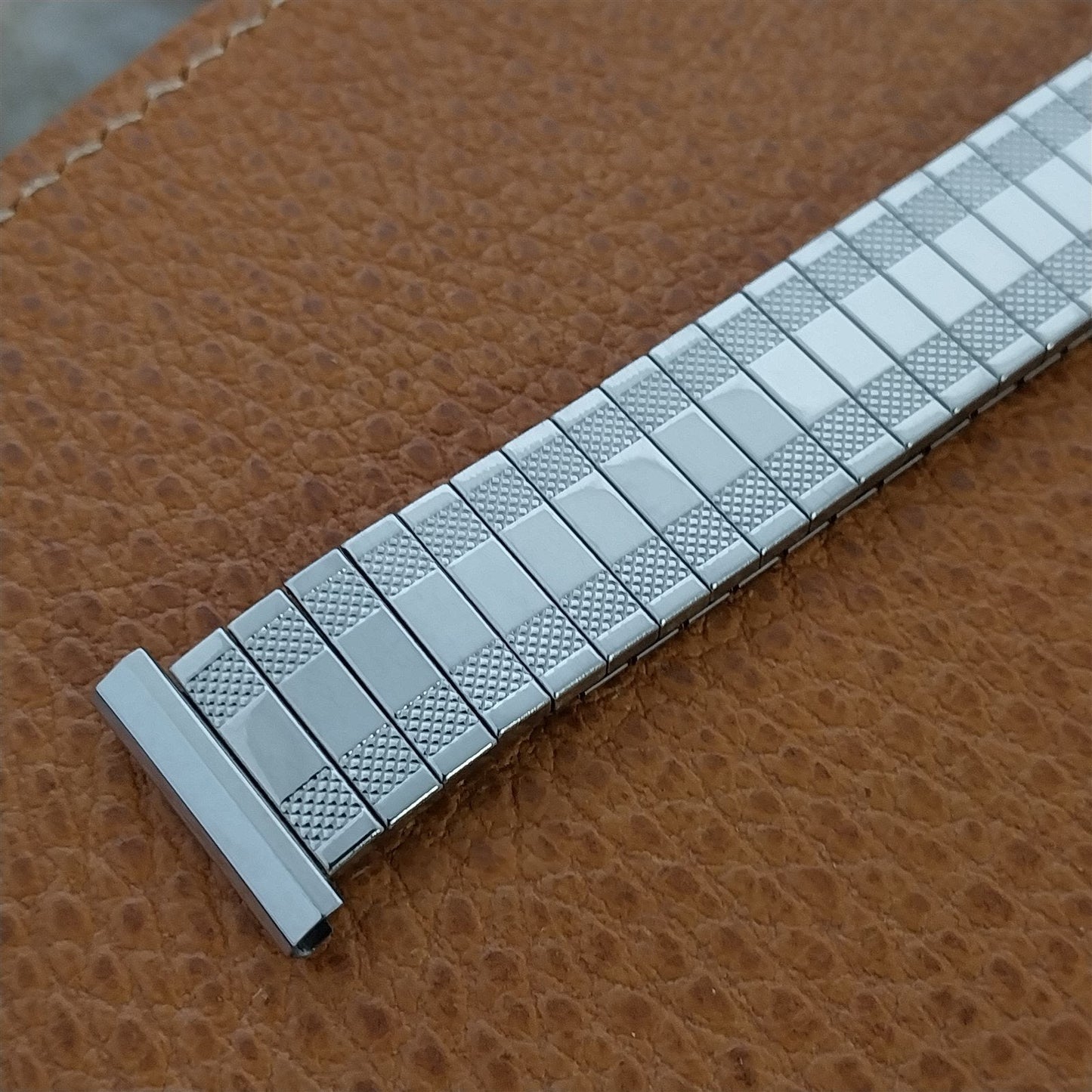 19mm 18mm Flex-Let Stainless Steel Super-Flex Unused 1950s Vintage Watch Band