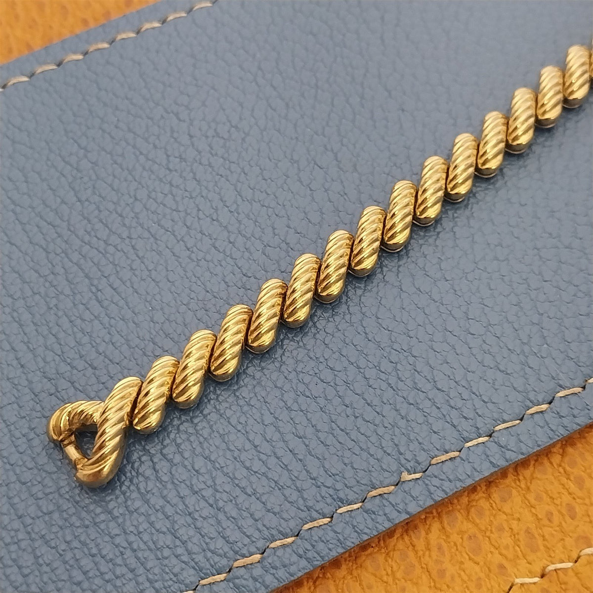 Vintage Cocktail Watch Band 1954 Gold-Filled Speidel Golden Chord Unused mcm