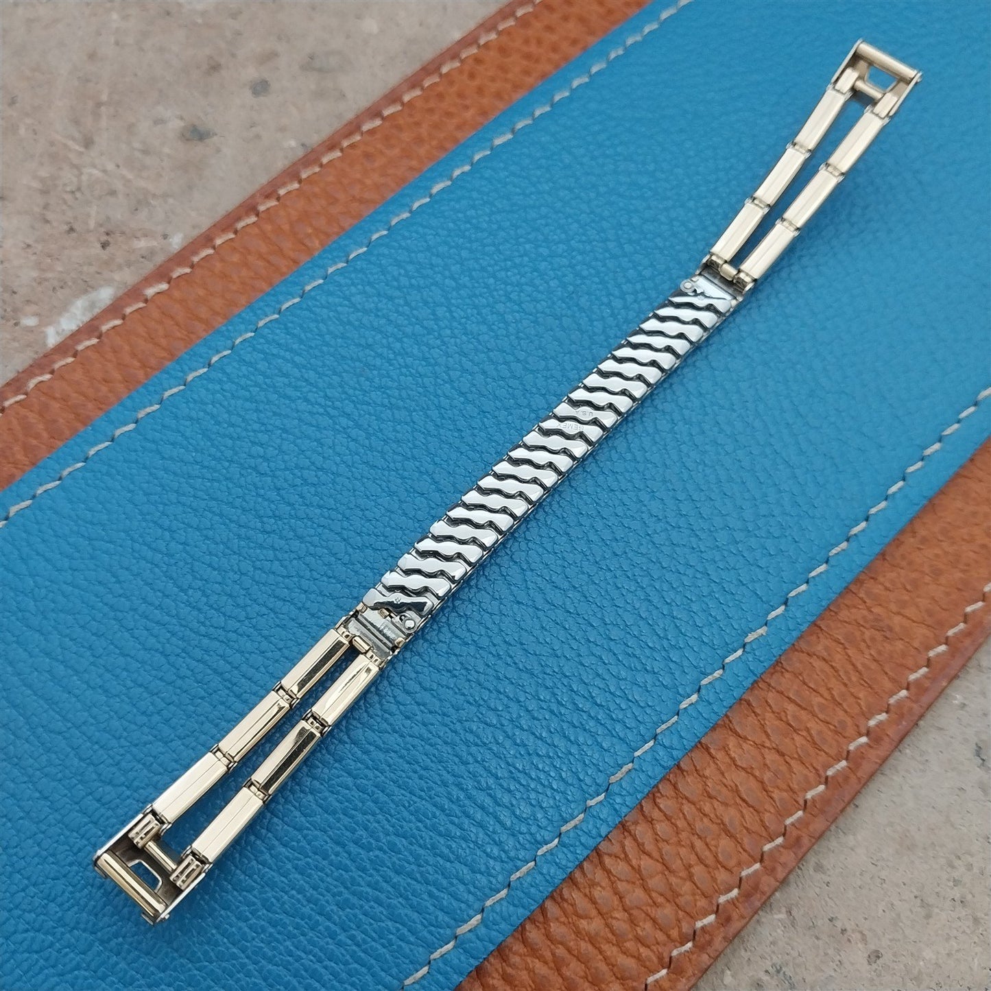 1950s Vintage Gold-Filled Gemex Tahiti Vintage Cocktail Watch Band