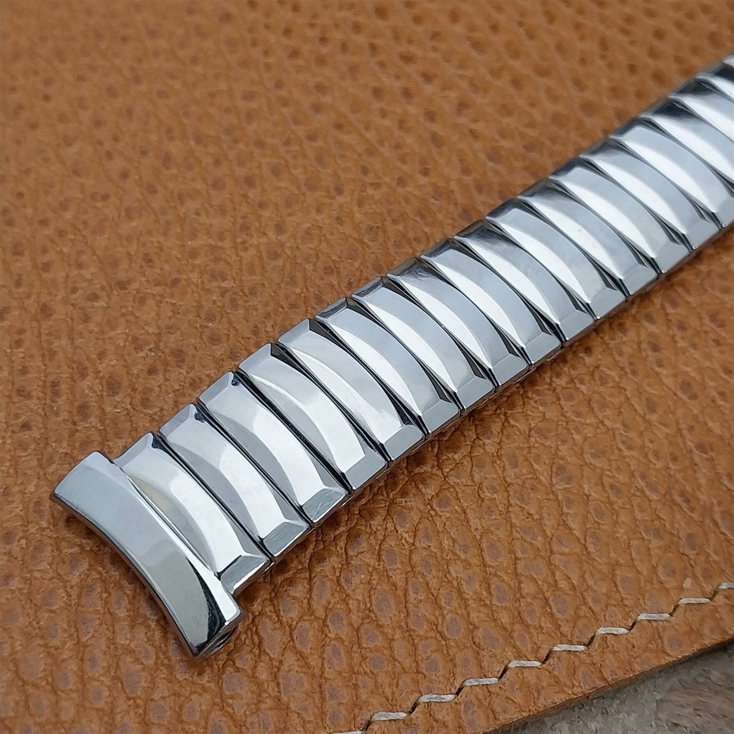 Stainless Steel 19mm Gemex Cavalcade Unused nos 1950s Vintage Watch Band