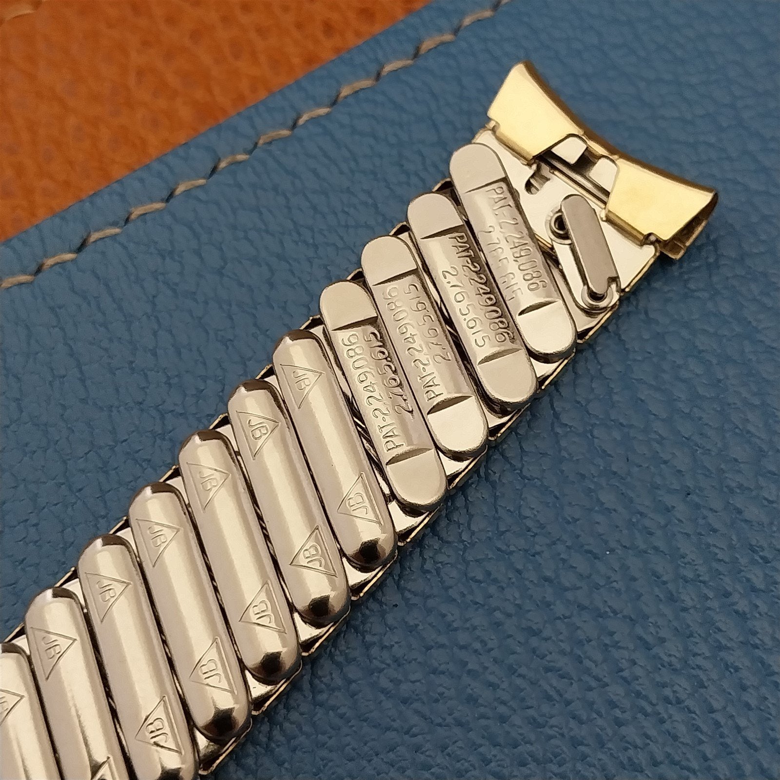 17.2mm JB Champion USA Gold-Filled Expansion Unused nos 1960s Vintage Watch Band