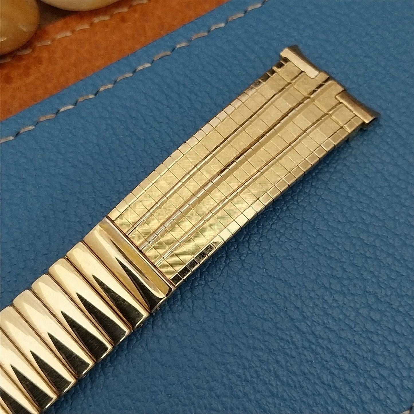 JB Champion 10k Gold-Filled Perpetual Calendar nos 1960s Vintage Watch Band