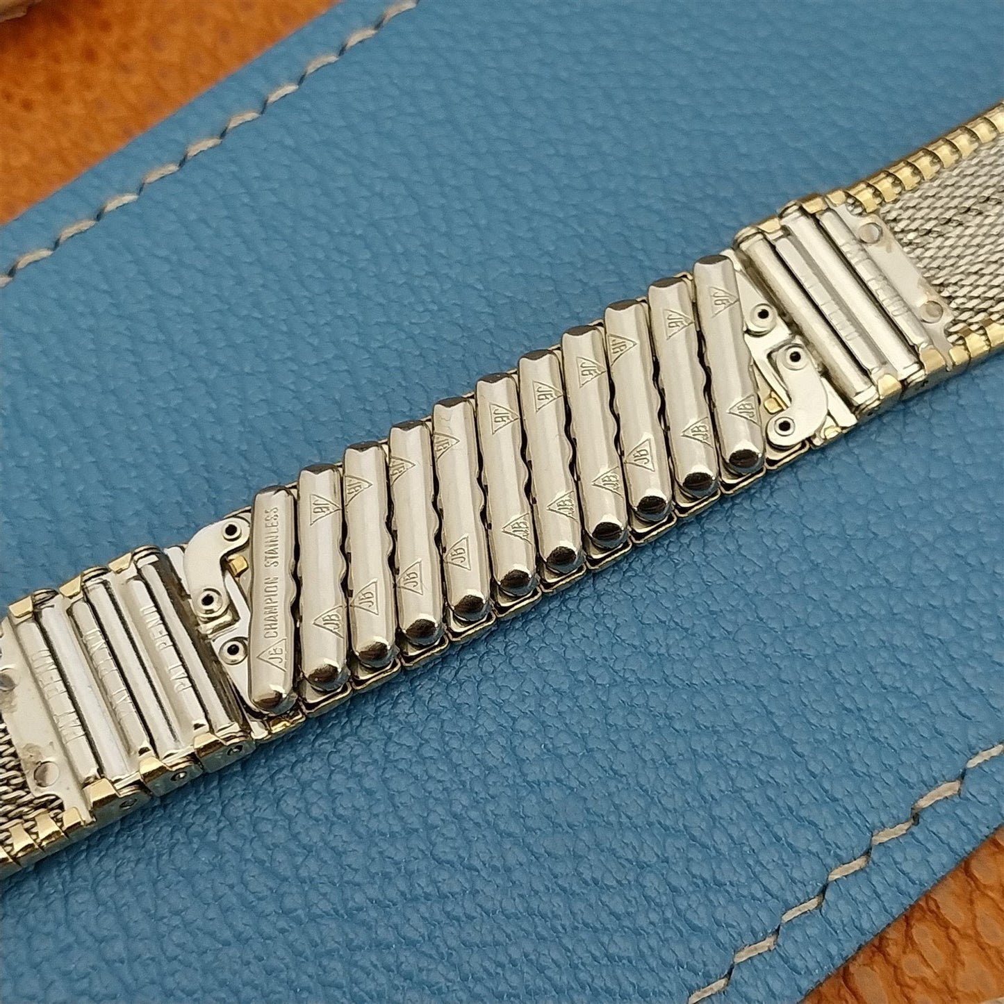 JB Champion 10k Gold-Filled Perpetual Calendar nos 1960s Vintage Watch Band