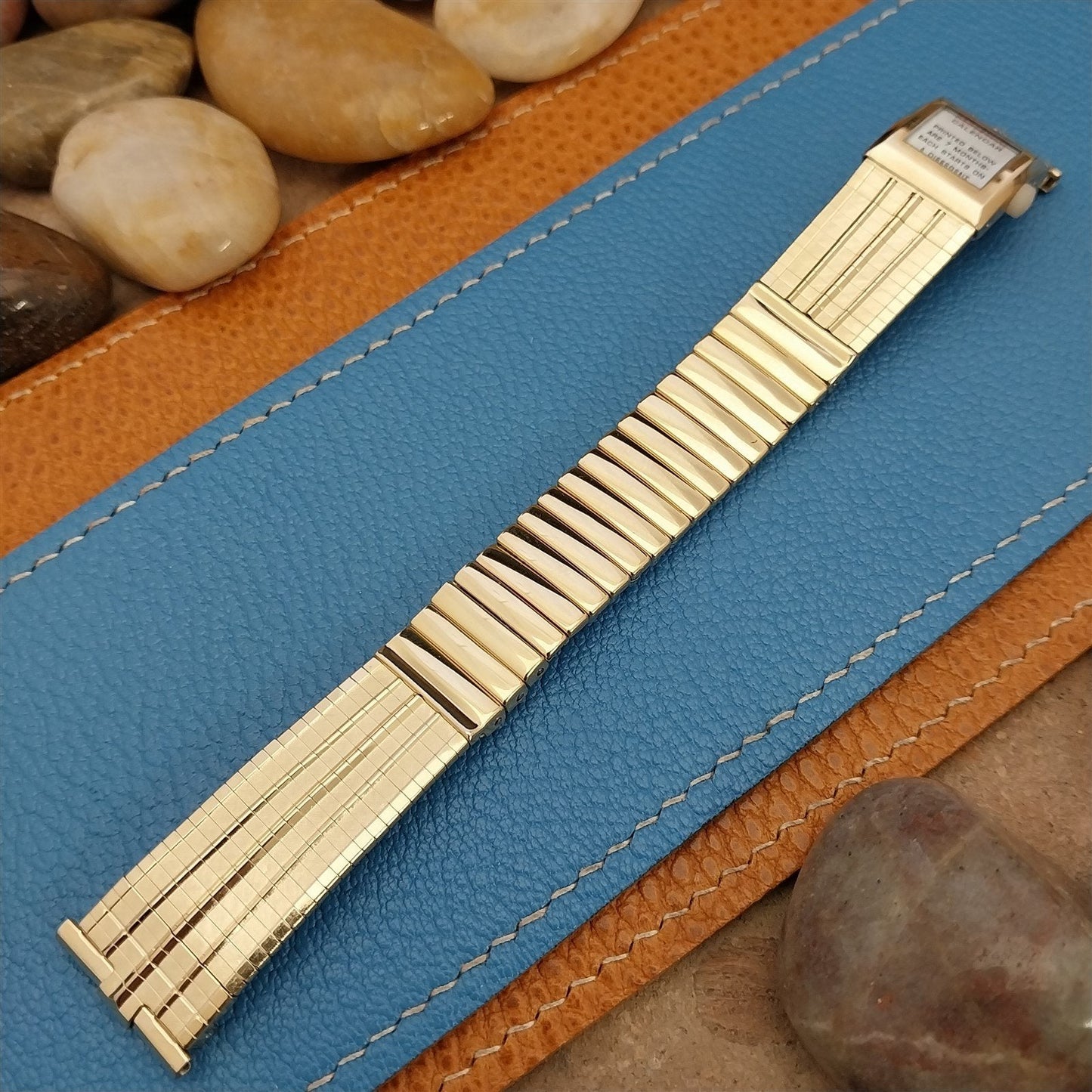 JB Champion 10k Gold-Filled Perpetual Calendar Unused 1960s Vintage Watch Band