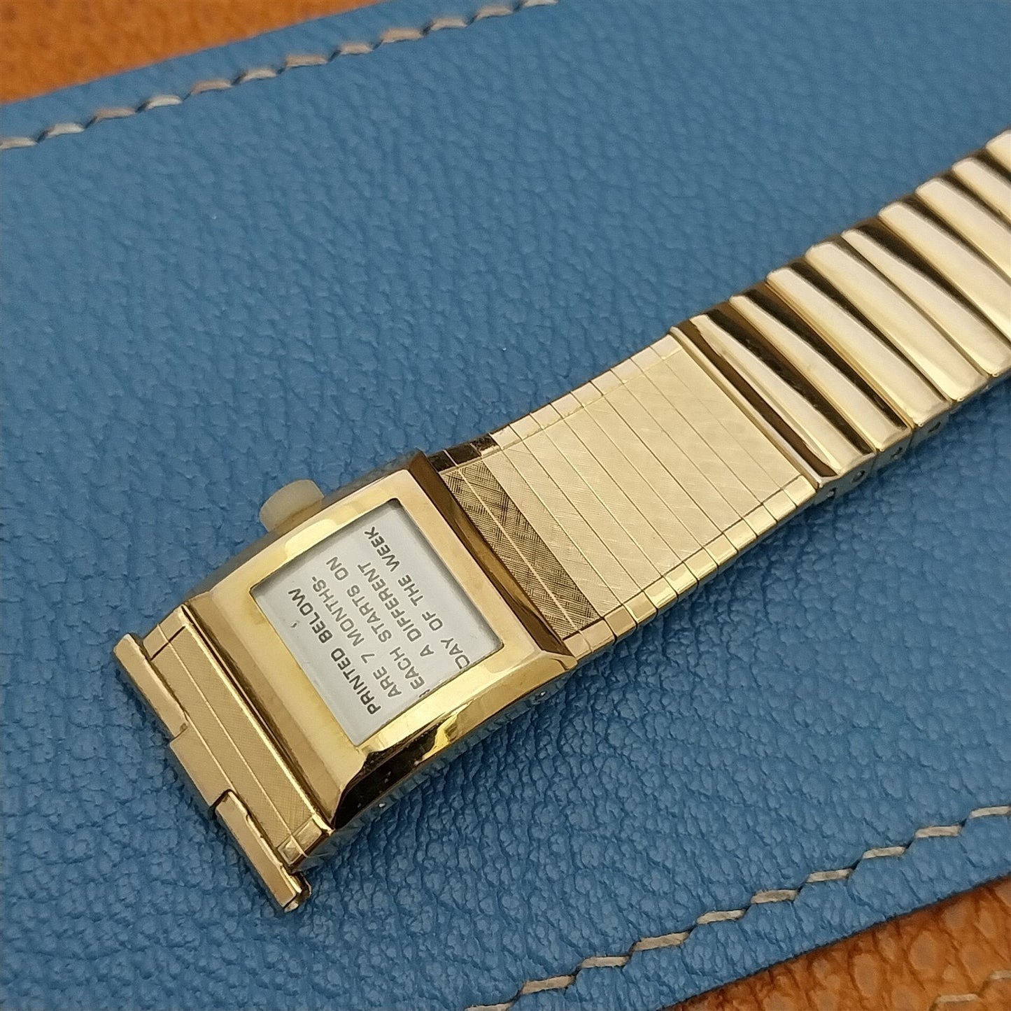 19mm 18mm JB Champion Gold-Filled Perpetual Calendar 1960s Vintage Watch Band