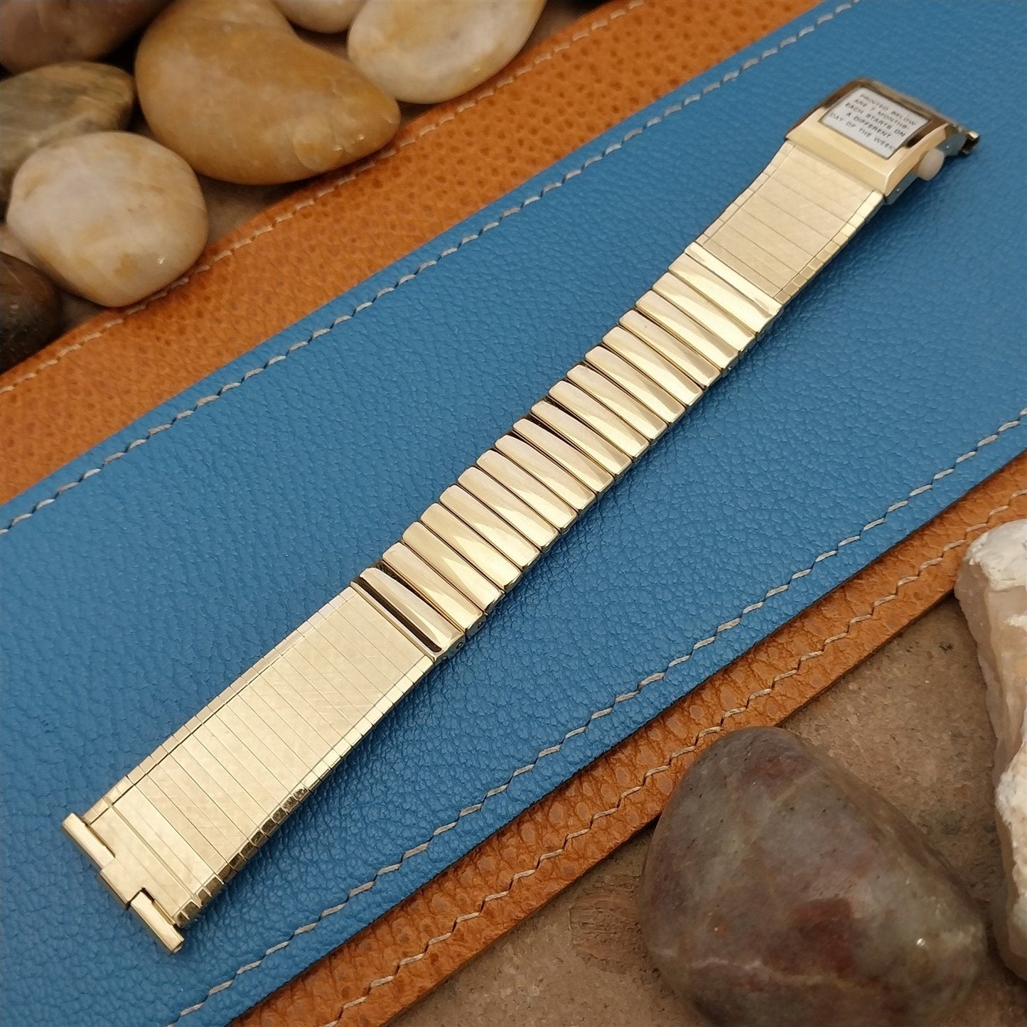 19mm 18mm JB Champion Gold-Filled Perpetual Calendar 1960s Vintage Watch Band