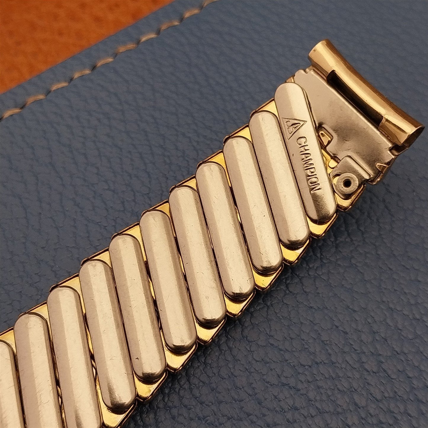 5/8" 12k Gold-Filled JB Champion Golden Coin nos Unused 1950s Vintage Watch Band