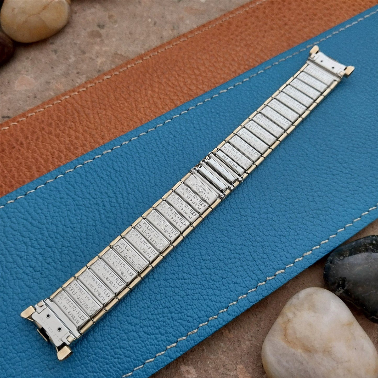 Vintage JB Champion 19mm 18mm 17mm Gold Fill Stretch Classic 1960s Watch Band