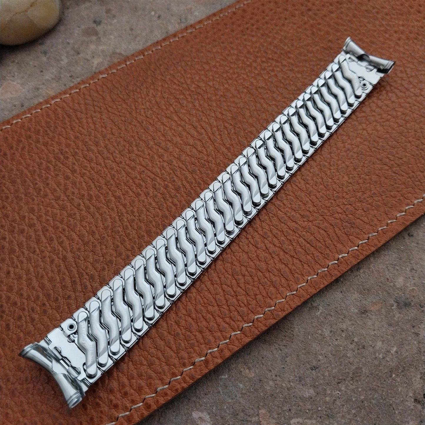 Vintage 19mm 18mm 17mm Kreisler Stainless Steel Unused Classic 1950s Watch Band