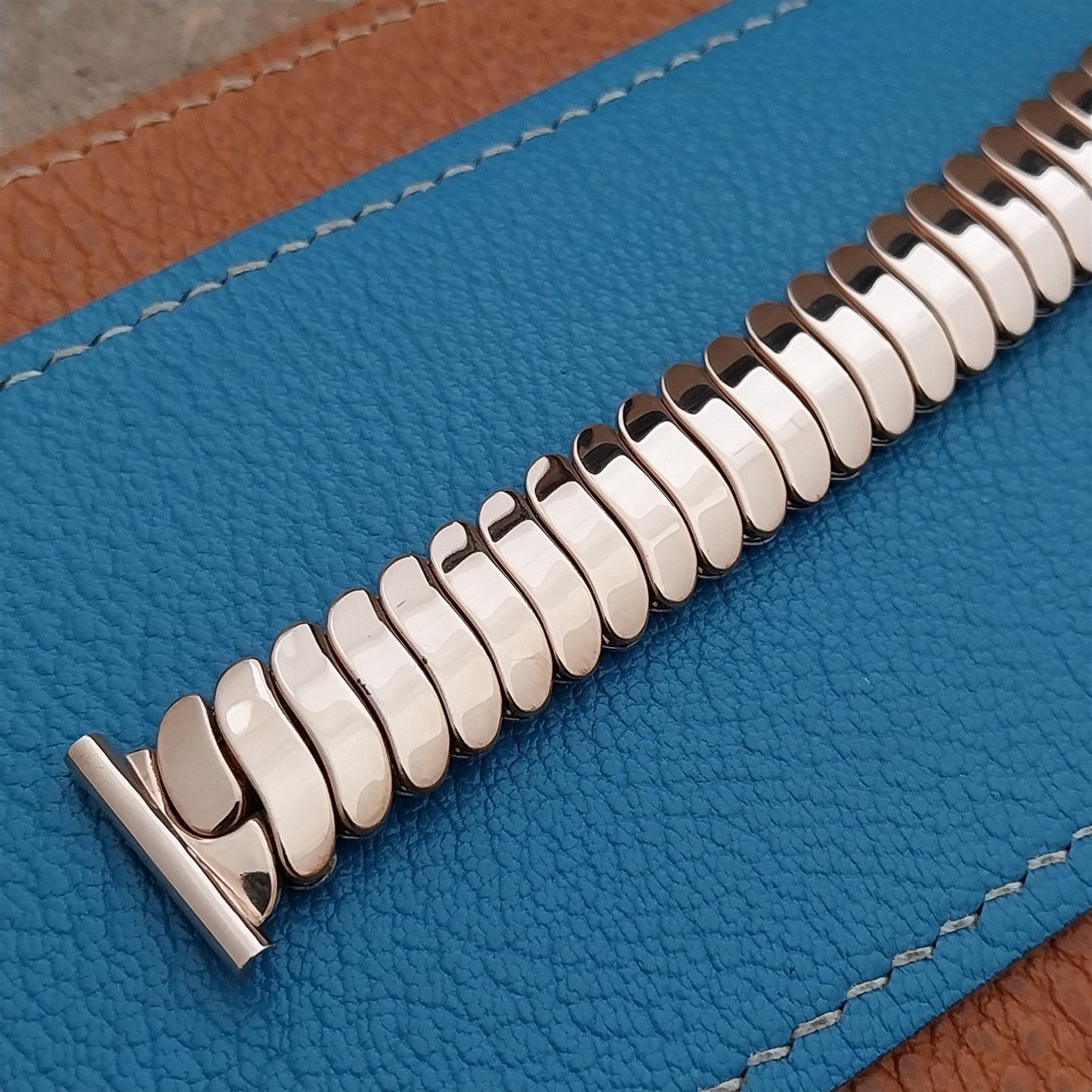 1958 Flex-Let Calvin Rose Gold-Fill 19mm 16mm Classic Stretch Vintage Watch Band