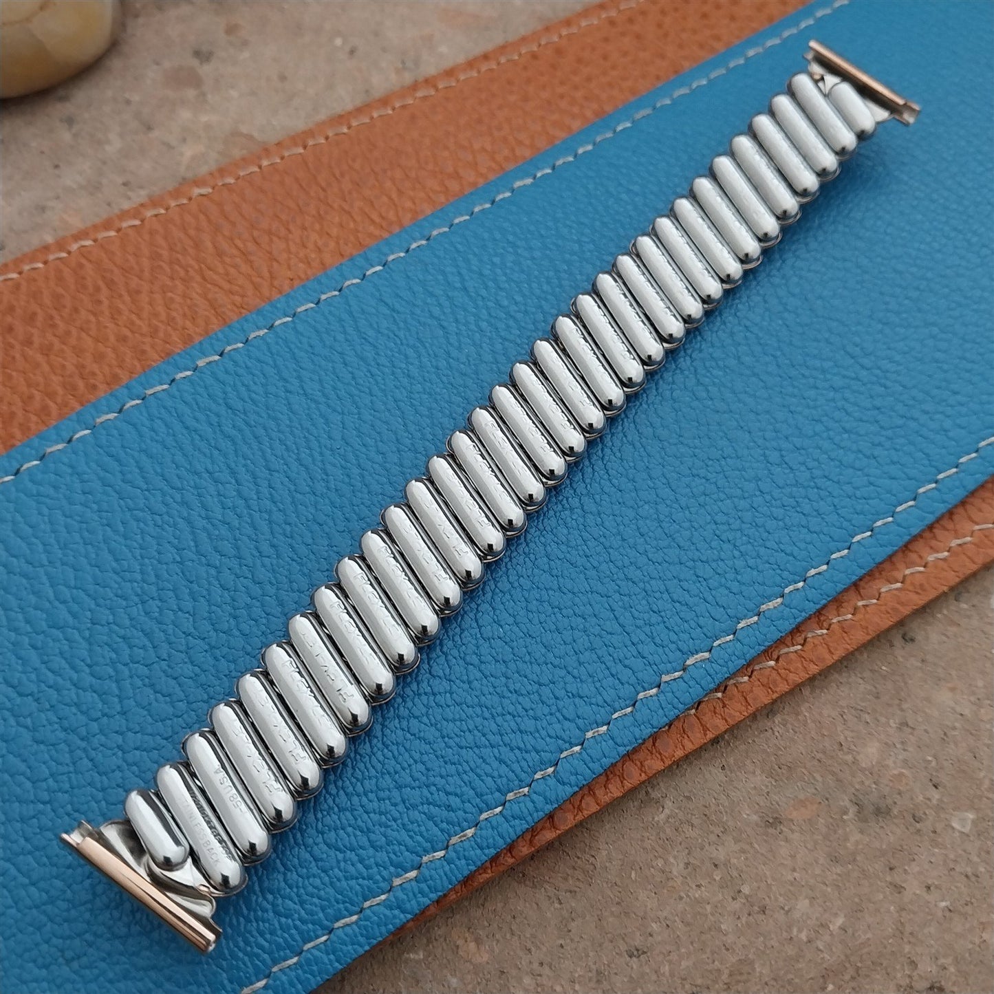 1958 Flex-Let Calvin Rose Gold-Fill 19mm 16mm Classic Stretch Vintage Watch Band