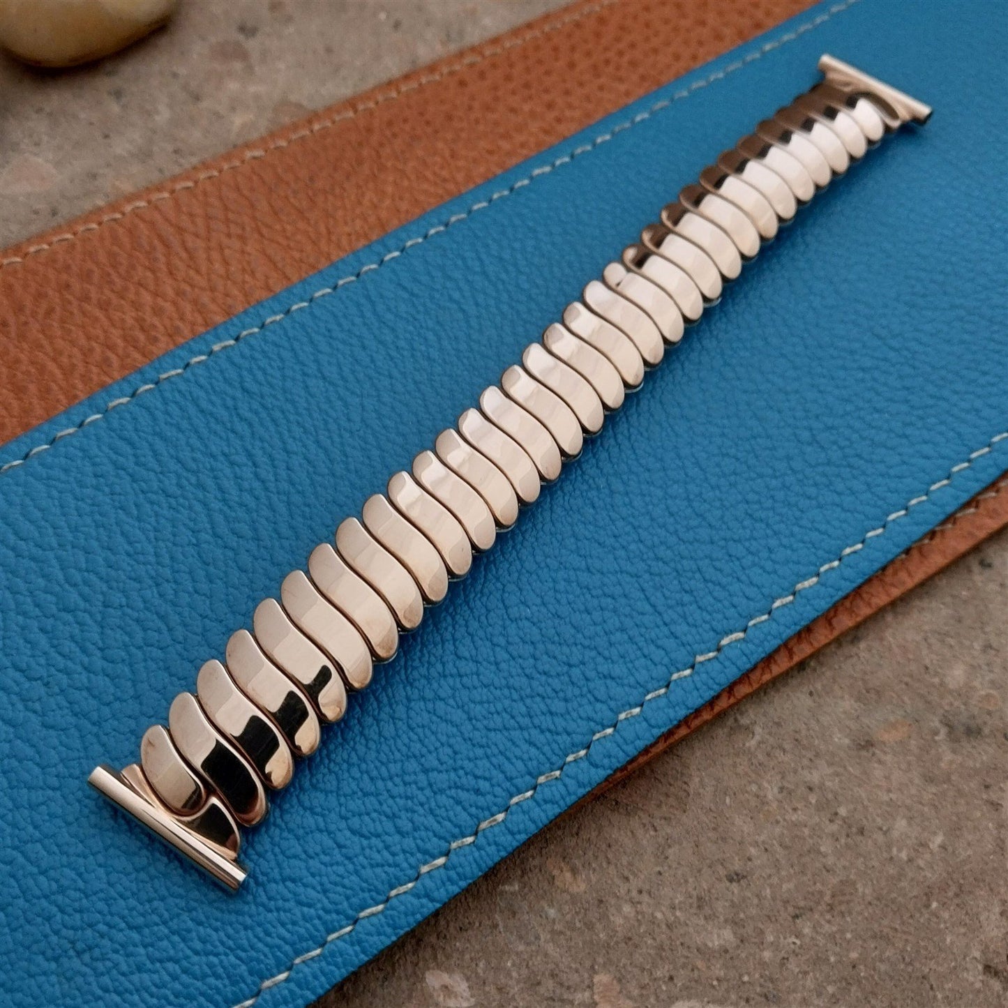 Rose Gold-Filled 1957 Flex-Let Calvin 19mm 18mm 16mm Classic Stretch Watch Band