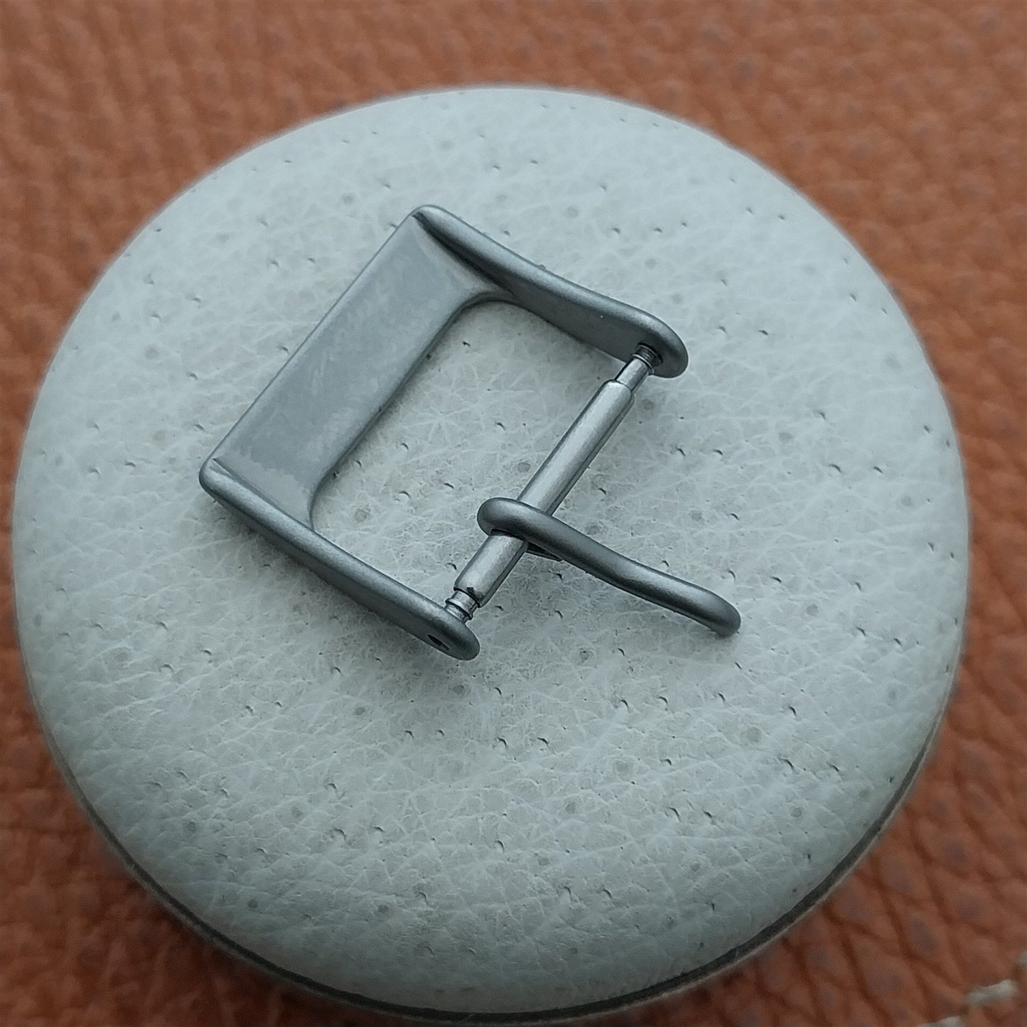 16mm Bead Blasted Matte Stainless Steel Watch Strap Buckle