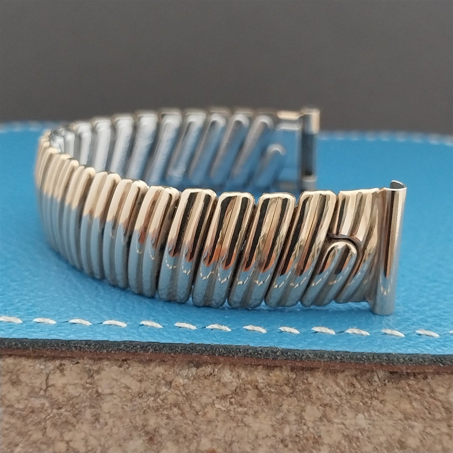 5/8" Gold-Fill JB Champion Short Classic Stretch Unused 1950s Vintage Watch Band