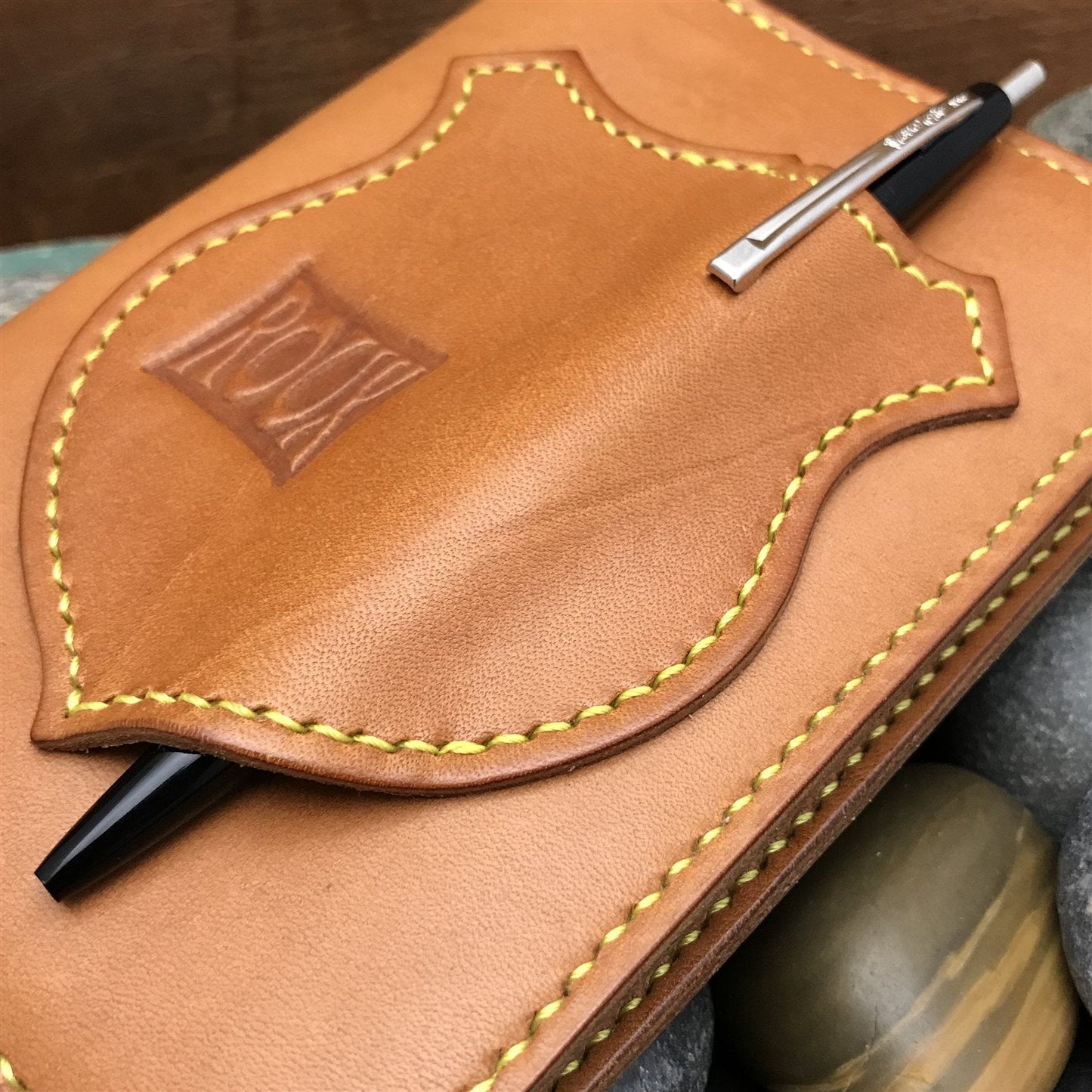 Handmade Saddle Leather Field Notes Notebook Passport Wallet