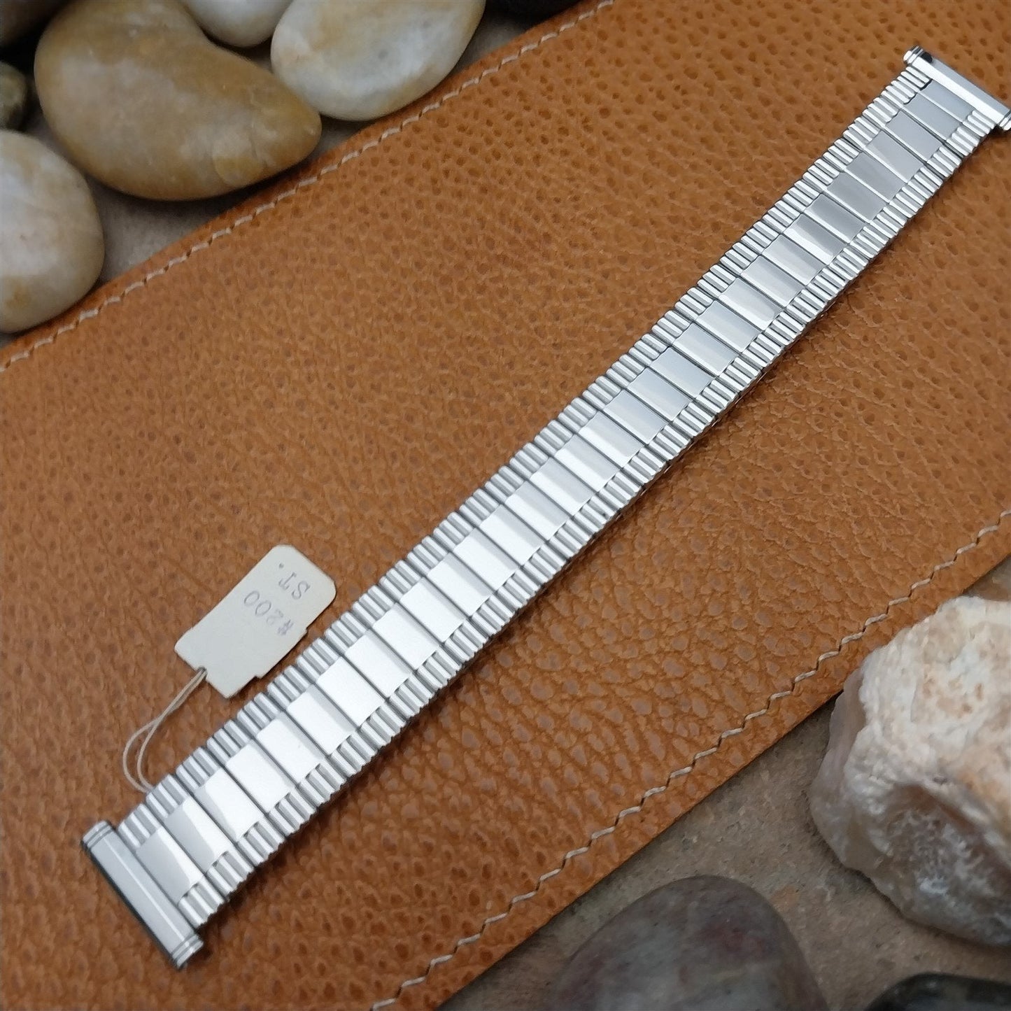 1950s Duchess Long Stainless Steel nos 19mm 18mm Expansion Vintage Watch Band