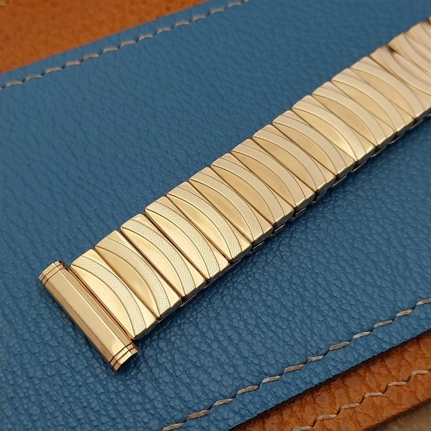 1950s Duchess USA 10k Yellow Gold Filled nos 19mm Expansion Vintage Watch Band