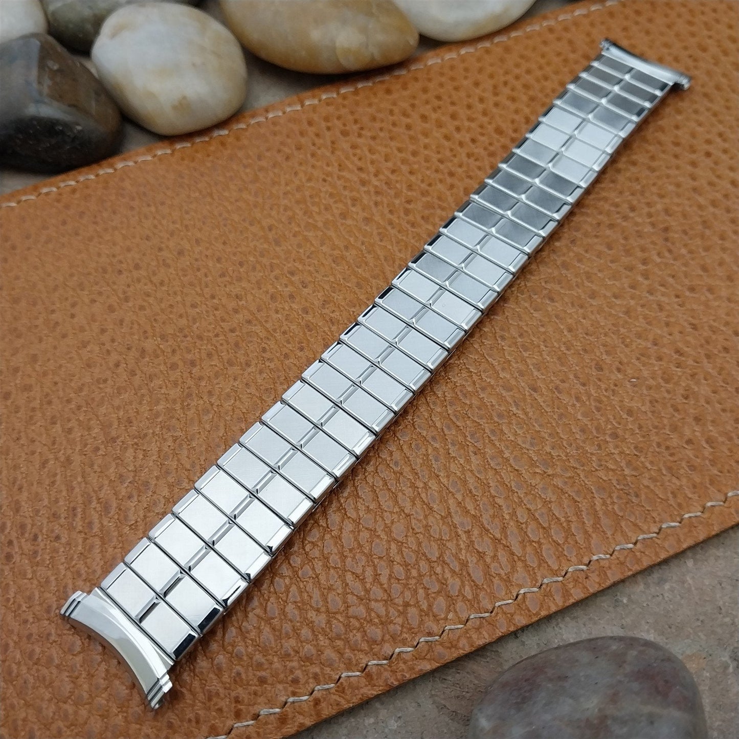 1950s Duchess USA Stainless Steel nos 19mm 16mm Expansion Vintage Watch Band