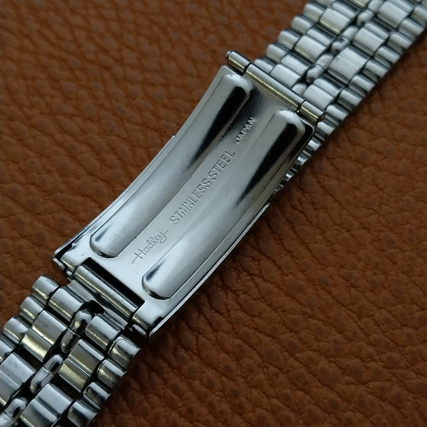 19mm Stainless Steel Rice Beads Vintage Watch Band