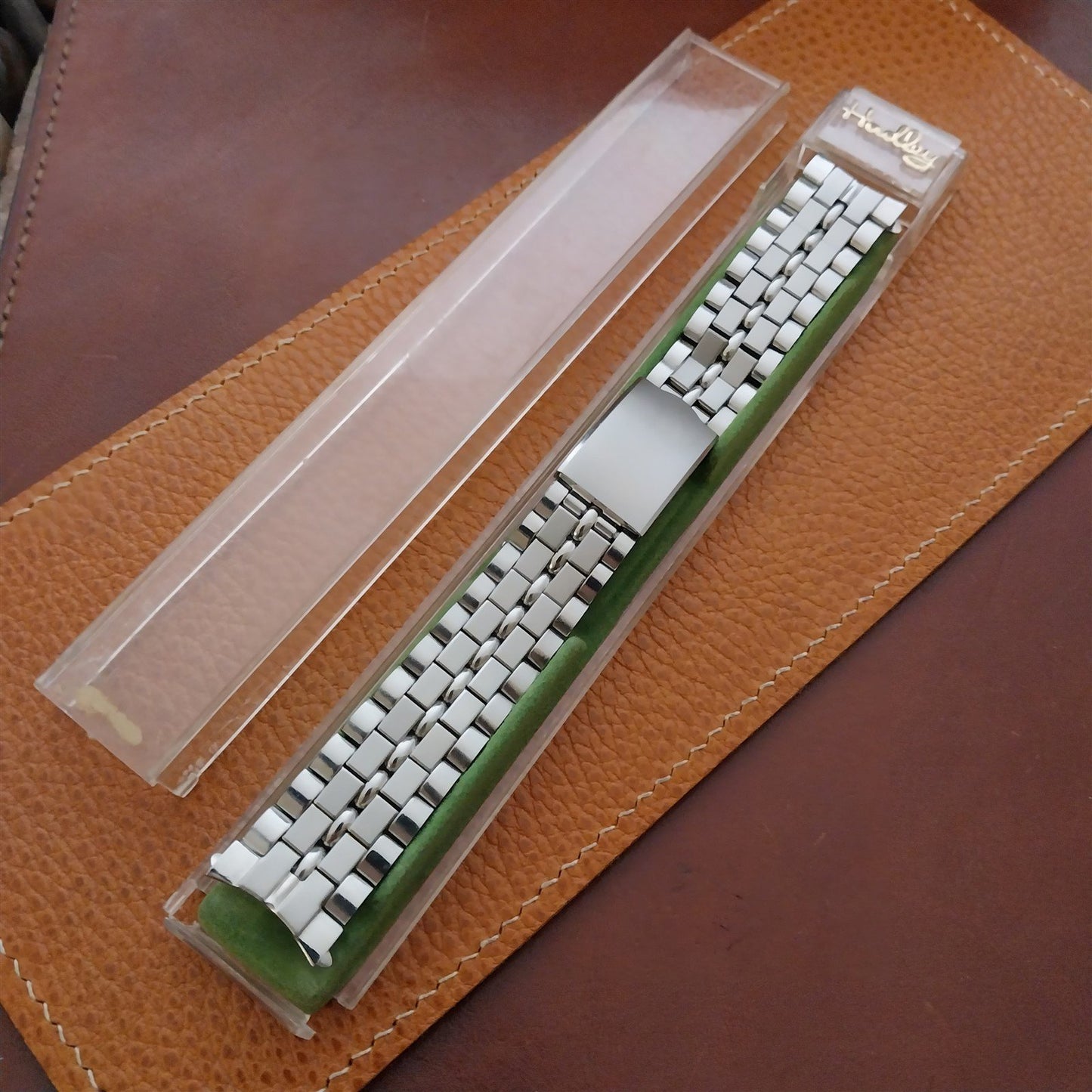 19mm Stainless Steel Rice Beads Vintage Watch Band