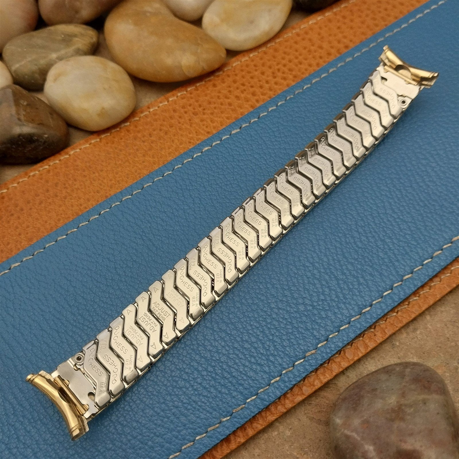 1950s Duchess USA 10k Yellow Gold Filled nos 19mm Expansion Vintage Watch Band