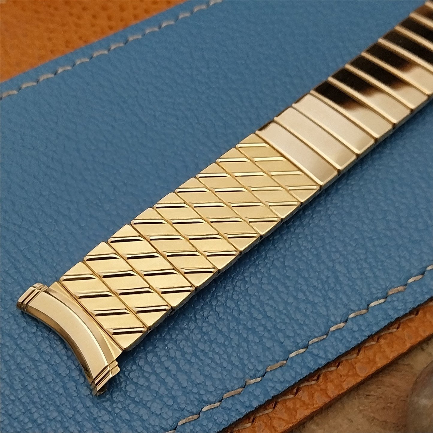 1950s Duchess USA 10k Yellow Gold Filled nos 19mm Expansion Vintage Watch Band