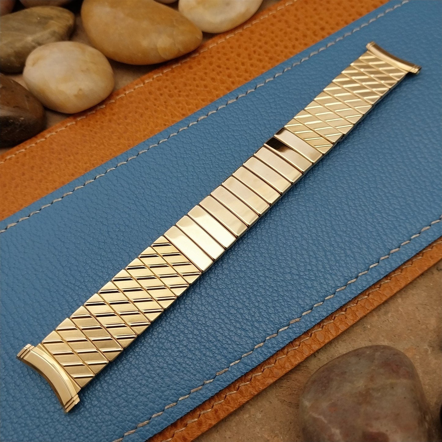 1950s Duchess USA 10k Yellow Gold Filled nos 19mm Expansion Vintage Watch Band