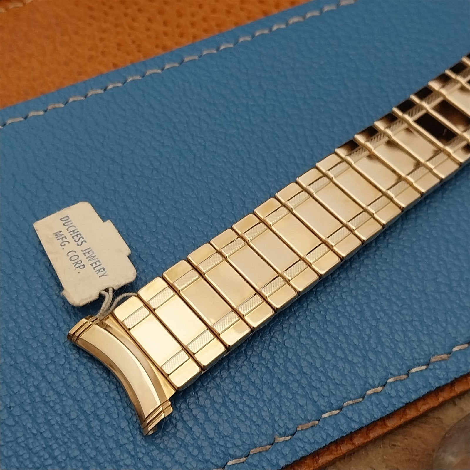 19mm 18mm 1950s Duchess 10k Yellow Gold Filled nos Expansion Vintage Watch Band