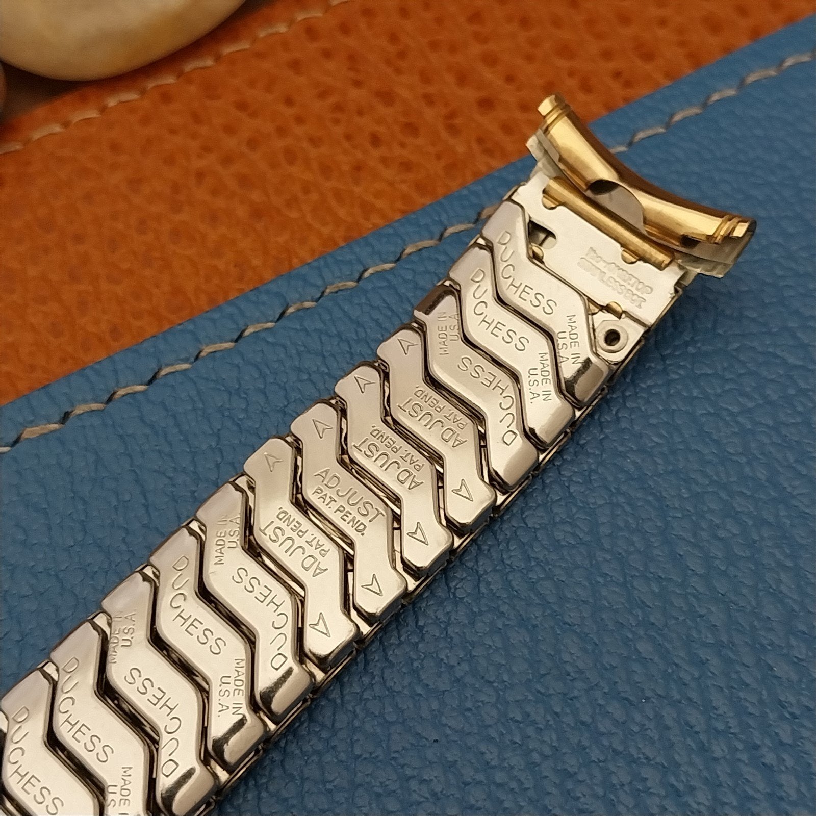 19mm 18mm 1950s Duchess 10k Yellow Gold Filled nos Expansion Vintage Watch Band