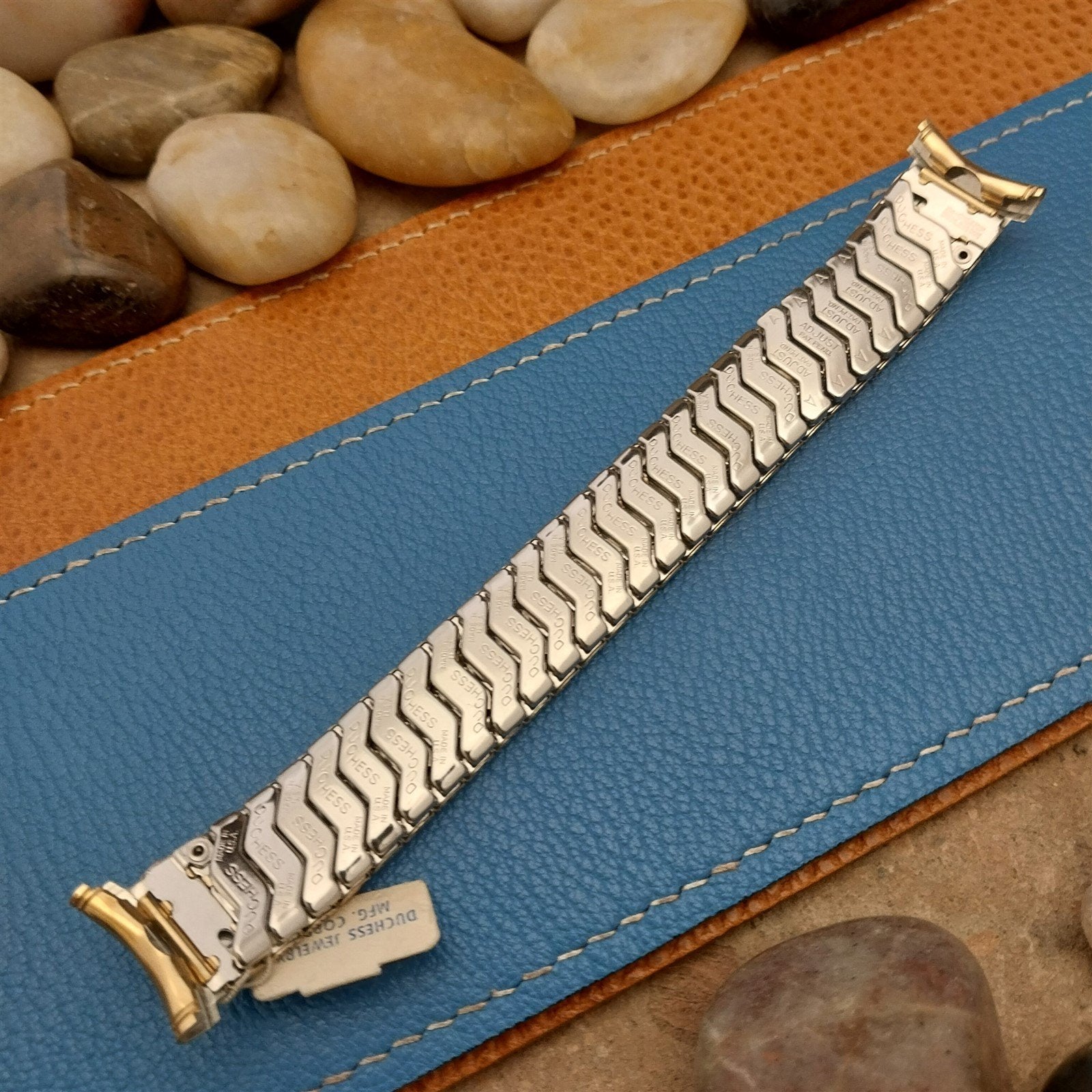 19mm 18mm 1950s Duchess 10k Yellow Gold Filled nos Expansion Vintage Watch Band