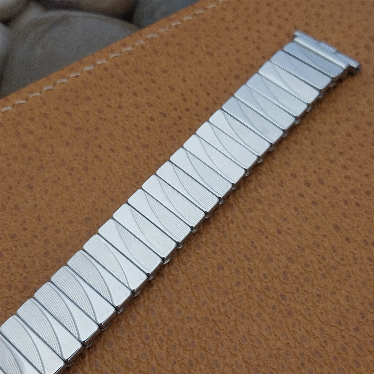 19mm JB Champion Stainless Steel Expansion nos Unused 1960s Vintage Watch Band