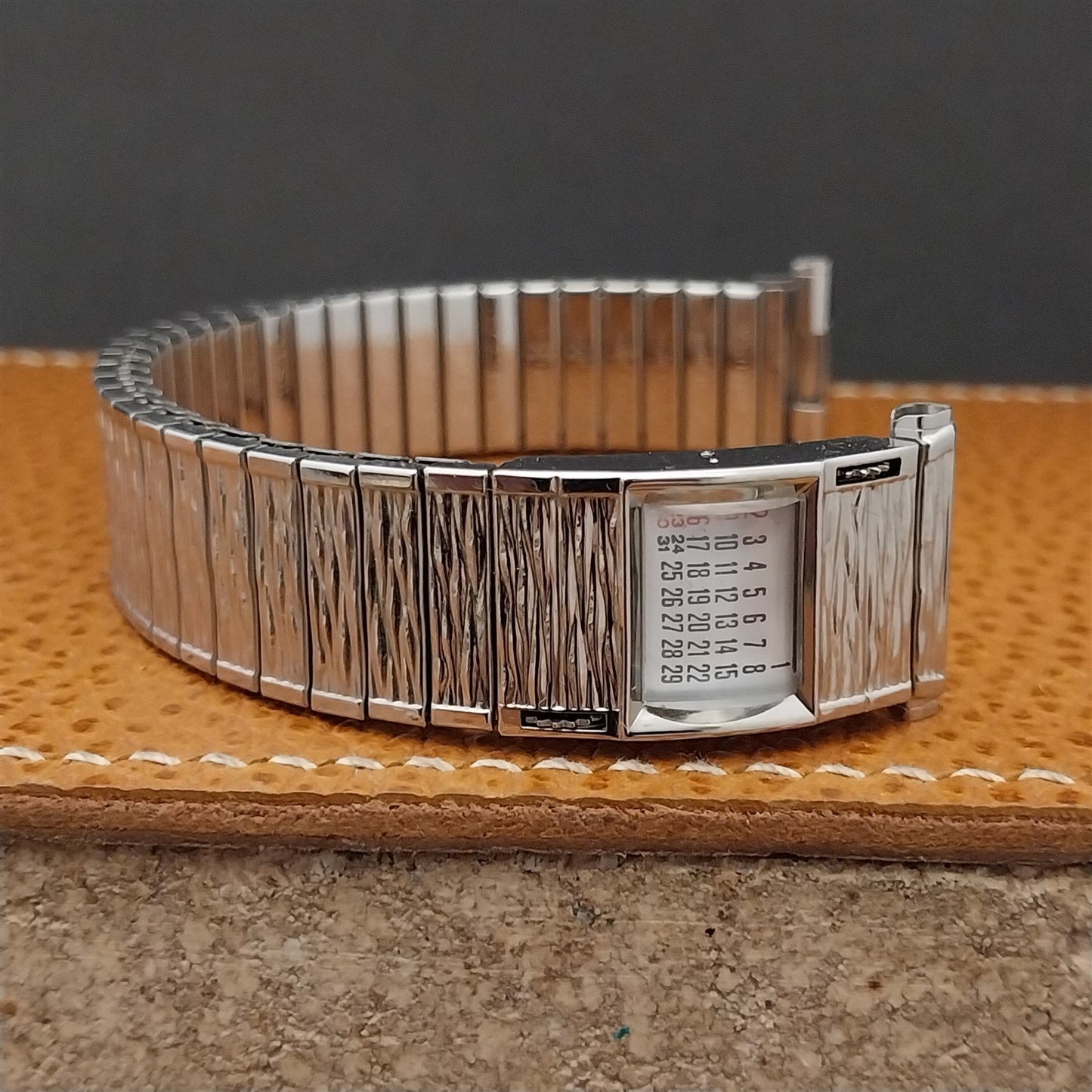 19mm 18mm Speidel Valencia Perpetual Calendar Stainless Steel Vintage Watch Band