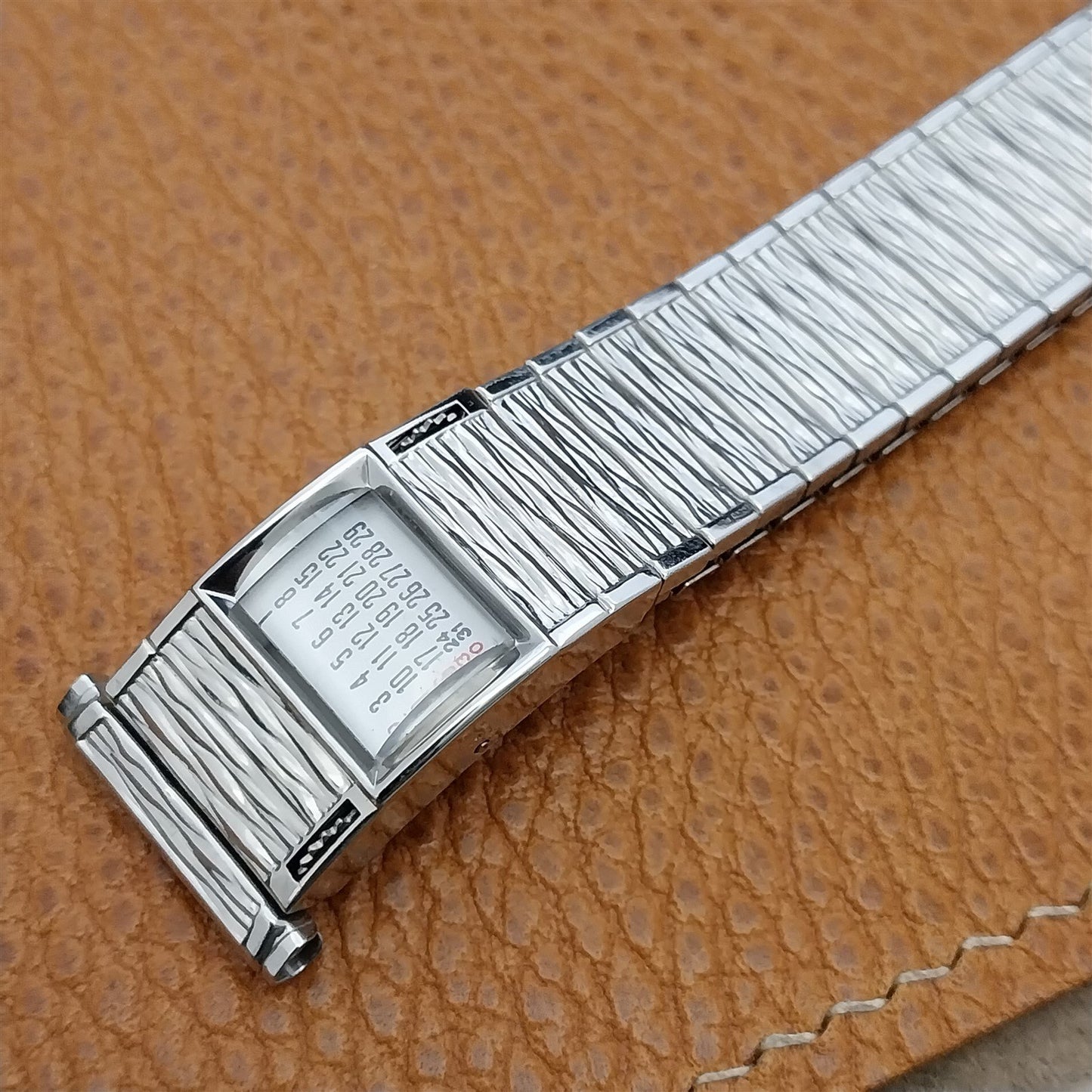 19mm 18mm Speidel Valencia Perpetual Calendar Stainless Steel Vintage Watch Band