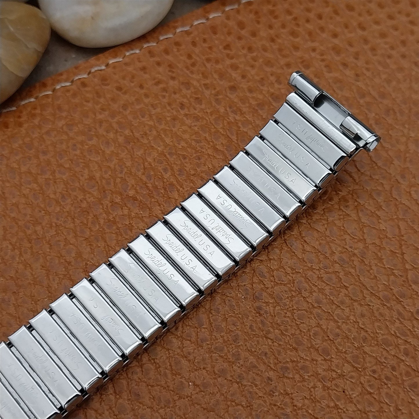 19mm 18mm Speidel Valencia Perpetual Calendar Stainless Steel Vintage Watch Band