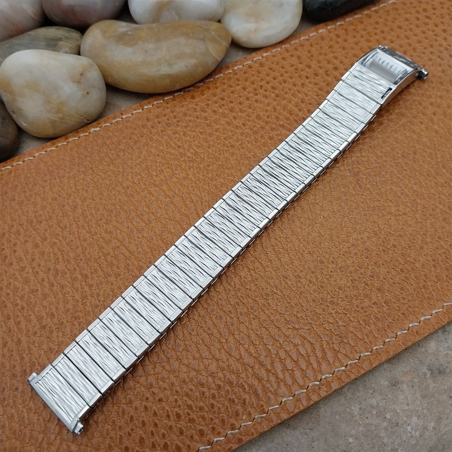 19mm 18mm Speidel Valencia Perpetual Calendar Stainless Steel Vintage Watch Band