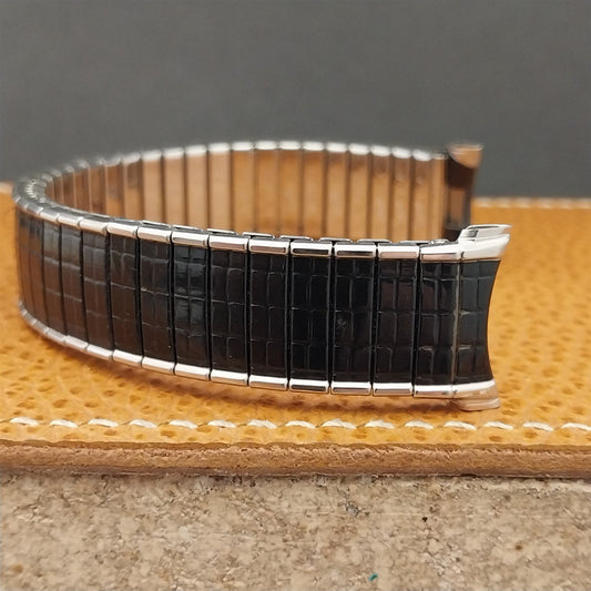 Long Speidel USA Stainless Steel 19mm 18mm Romunda 1970s nos Vintage Watch Band