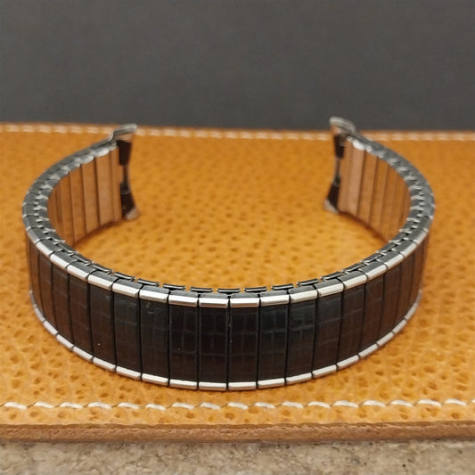 Long Speidel USA Stainless Steel 19mm 18mm Romunda 1970s nos Vintage Watch Band